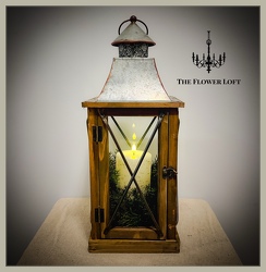 Woodland Lantern From The Flower Loft, your florist in Wilmington, IL